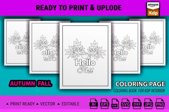 Autumn Falling Coloring Page Graphics and Coloring Pages Amp