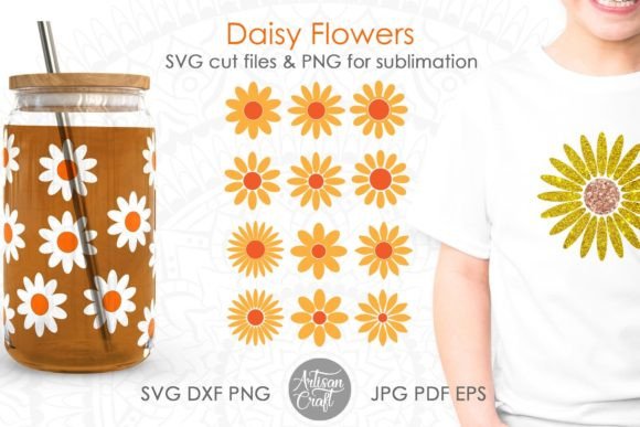 Daisy SVG, Daisy PNG, Flower SVG