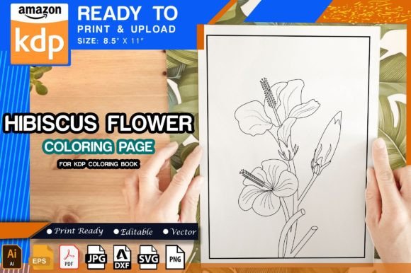 Flower Coloring Page for Adults: Graphics and Coloring Pages Amp