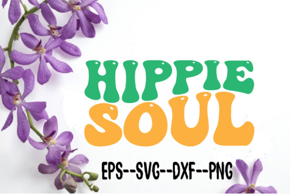 Hippie Soul New Wavy Retro Svg