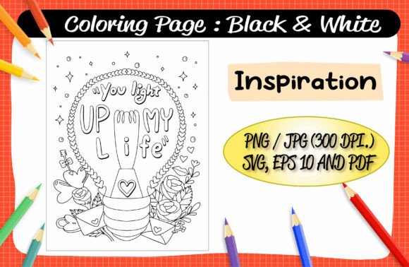 Insight on Inspiration Coloring Page. 482